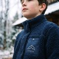 Felpa in pile per bambini KADVA Rodvik JR blu navy 12