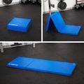 Materasso da ginnastica pieghevole TREXO 180 x 60 x 5 cm blu 10