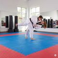 Tatami puzzle HOOK FIGHTING x Jen Yau con certificazione World Taekwondo Federation blue 3