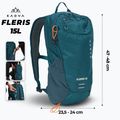Zaino da trekking KADVA Fleris 15 l blu scuro marino 2