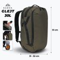 Zaino da trekking KADVA Glejt 30 l verde 2