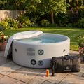 Piscina gonfiabile AQUASTIC ONSEN drop stitch 700 l 150 cm grigia 19