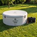 Piscina gonfiabile AQUASTIC ONSEN drop stitch 1200 l 178 cm grigia 17