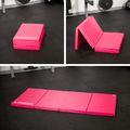 Materasso da ginnastica pieghevole TREXO 195 x 80 x 5 cm rosa 10