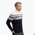Maglione da uomo Woolcano SWT1091 Granatowy/Kremowy