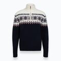Maglione da uomo Woolcano SWT1091 Granatowy/Kremowy 3