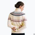 Maglione da donna Woolcano SWT1092 Kremowy/Granatowy 2
