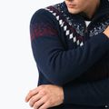 Maglione da uomo Woolcano SWT1093 Granatrowy/Kremowy 7