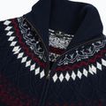 Maglione da uomo Woolcano SWT1093 Granatrowy/Kremowy 8