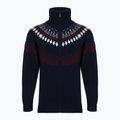 Maglione da uomo Woolcano SWT1093 Granatrowy/Kremowy