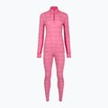 Completo di biancheria termica da donna Woolcano SET1121 Pink