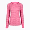 Completo di biancheria termica da donna Woolcano SET1109 Pink 3