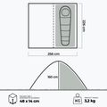 KADVA BIKEdome Tenda da bicicletta per 1 persona verde 21