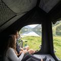 Tenda da tetto per 2 persone Kadva Razor nera 24