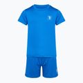 Completo da calcio per bambini OneTeam Precision Set maglia e pantaloncini blu 6