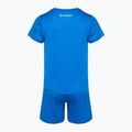 Completo da calcio per bambini OneTeam Precision Set maglia e pantaloncini blu 7