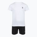 Completo da calcio per bambini OneTeam Precision Set maglia e pantaloncini bianco 6