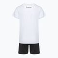 Completo da calcio per bambini OneTeam Precision Set maglia e pantaloncini bianco 7