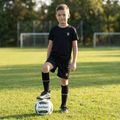 Completo da calcio per bambini OneTeam Precision Set maglia e pantaloncini nero 13