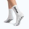Calzettoni da calcio per bambini OneTeam Precision Grip non-slip 2-pack white 2