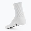 Calzettoni da calcio per bambini OneTeam Precision Grip non-slip 2-pack white 2
