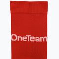 Calzettoni da calcio per bambini OneTeam Precision football socks red 3