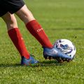 Calze da calcio per bambini OneTeam Precision football socks set 2-pack rosso 7