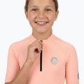 Maglietta da ciclismo per bambini ATTABO TEVRA JR con zip corta rosa 3