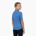 Maglietta da ciclismo per bambini ATTABO TEVRA JR con zip corta blu 2