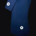Maglietta da ciclismo uomo ATTABO TEVRA con zip corta blu navy 15