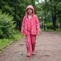 Stivali da pioggia per bambini KADVA PuddleProof JR con elementi riflettenti rosa 3