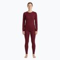 Completo intimo termico donna WOOLCANO Merino SET0543 burgundy