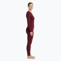 Completo intimo termico donna WOOLCANO Merino SET0543 burgundy 2