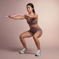 Bilanciere curvo XTREXO SCULPT 90 cm rosa 3