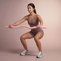 Bilanciere curvo XTREXO SCULPT 110 cm rosa 3
