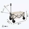 AQUASTIC Caro carrello pieghevole da trasporto beige 11