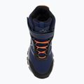 Scarpe da trekking per bambini KADVA Rocky Trail Mid WaterProof Softshell blu navy 8