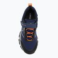 Scarpe da trekking per bambini KADVA Rocky Trail Low WaterProof Softshell blu navy 8