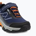 Scarpe da trekking per bambini KADVA Rocky Trail Low WaterProof Softshell blu navy 10