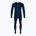 Set di biancheria intima termica da uomo WOOLCANO Merino SET0540 blu navy 5