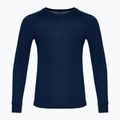 Set di biancheria intima termica da uomo WOOLCANO Merino SET0540 blu navy 6