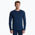 Set di biancheria intima termica da uomo WOOLCANO Merino SET0540 blu navy 3