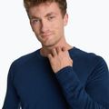 Set di biancheria intima termica da uomo WOOLCANO Merino SET0540 blu navy 4