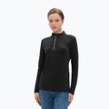 Felpa termica da donna WOOLCANO Merino TOP0545 nero 4