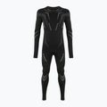 Completo di biancheria intima termica maschile KADVA ALPINESTEP COOLMAX THERMAL PRO DRY senza cuciture nera 10