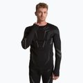 Completo di biancheria intima termica maschile KADVA ALPINESTEP COOLMAX THERMAL PRO DRY senza cuciture nera 3