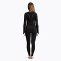 Completo di biancheria intima termica da donna KADVA ALPINESTEP COOLMAX THERMAL PRO DRY senza cuciture nero 2