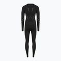 Completo di biancheria intima termica da donna KADVA ALPINESTEP COOLMAX THERMAL PRO DRY senza cuciture nero 12