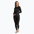 Completo di biancheria intima termica da donna KADVA ALPINESTEP THERMO LIGHT PLUS senza cuciture nero