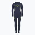 Completo di biancheria intima termica per bambini KADVA ALPINESTEP THERMO LIGHT PLUS senza cuciture blu navy 10